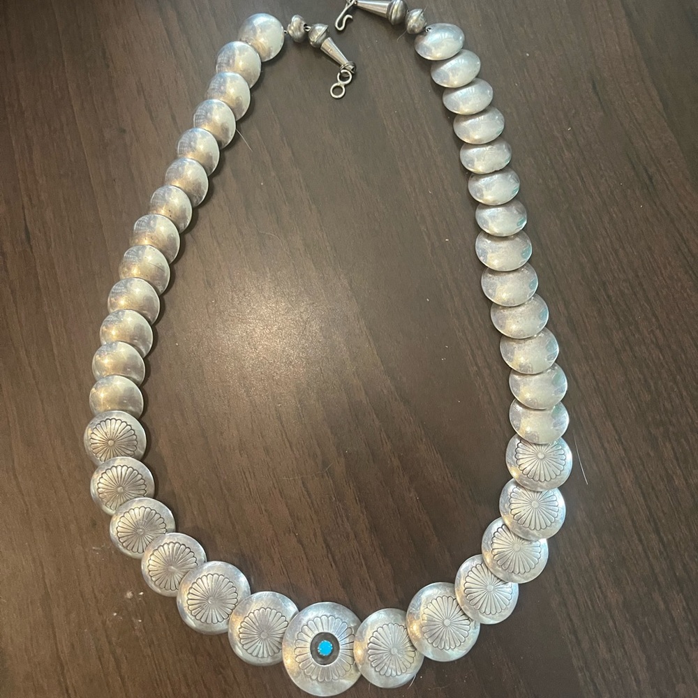 NAVAJO BUTTON PEARLS $400 (a steal)